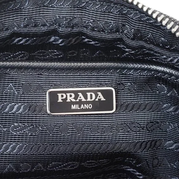 PRADA Black Pochette Shoulder Bag - Picture 8 of 12